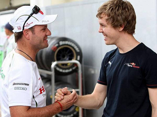 Foto zur News: Vettel und die Begegnung mit Barrichellos Pupskissen