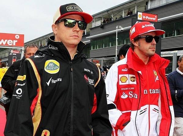 Foto zur News: Alonso: Kann sicher einiges von Räikkönen lernen