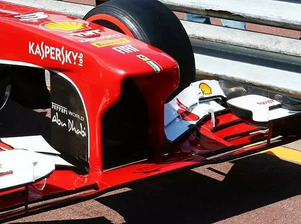 Nase des Ferrari F138 aus der Saison 2013 Foto zur News: Formel-1-Optik 2014: Alles eine Frage der Gewöhnung?