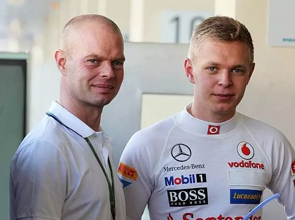 Jan Magnussen, Kevin Magnussen Foto zur News: Papa Magnussen: Bloß nicht in meine Fußstapfen...
