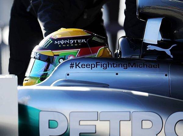 Foto zur News: Auch in Jerez: Vettel und Co. beten für "Schumi"