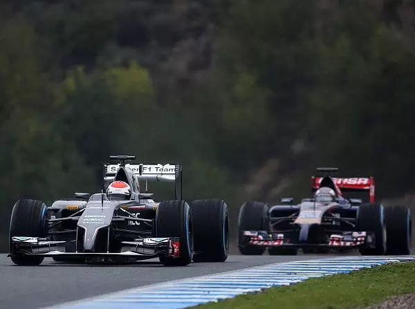 Adrian Sutil, Daniil Kwjat Foto zur News: Optik und Sound 2014: Neue Ära für die Formel 1