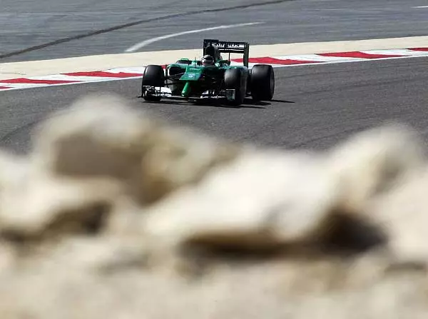 Foto zur News: Caterham: Noch mal schnell vor Red Bull geschoben...