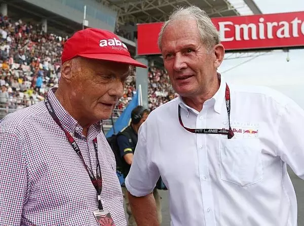 Niki Lauda, Helmut Marko Foto zur News: Lauda und Marko schimpfen auf fixes Getriebe