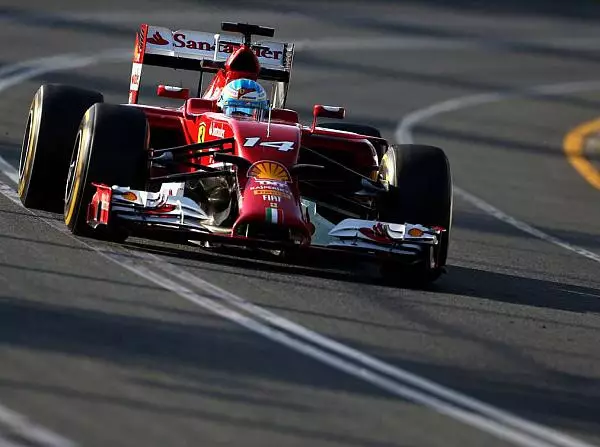Fernando Alonso Foto zur News: Ferrari in Form, aber vorsichtig: "Nur der erste Tag..."