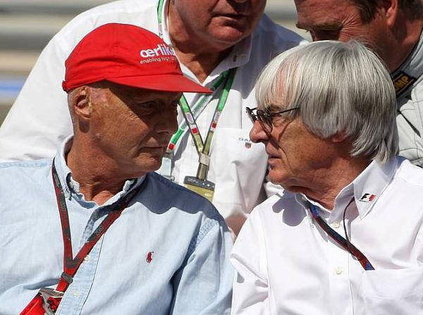 Foto zur News: Lauda fürchtet um die Formel 1: "Gott sei Dank ist Bernie da"