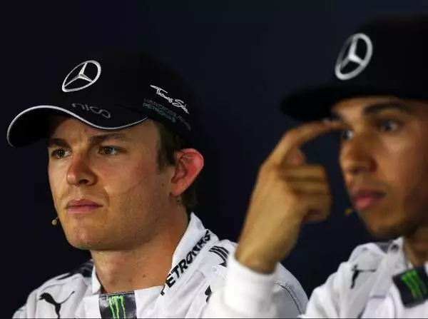 Nico Rosberg, Lewis Hamilton Foto zur News: Eine Sekunde Vorsprung: Mercedes' gebrauchter Tag