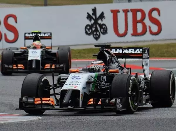 Nico Hülkenberg, Sergio Perez Foto zur News: Hülkenberg: "Checo hatte das schnellere Auto"