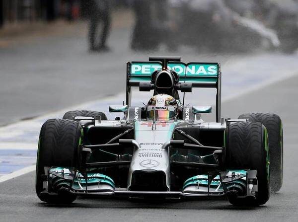 Foto zur News: "Ein recht normaler Testtag" für Hamilton und Mercedes
