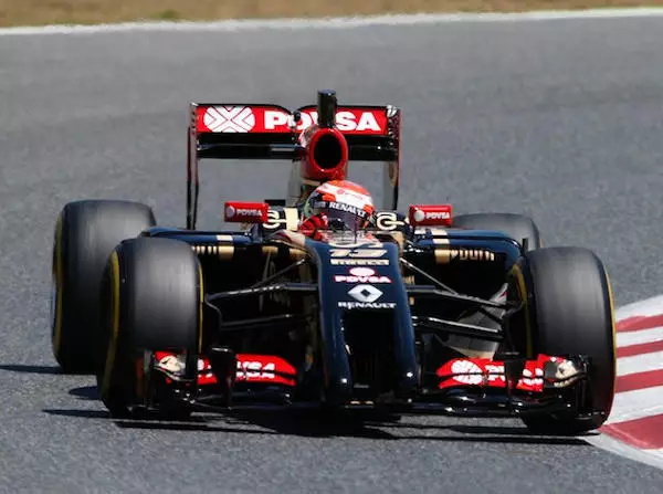 Foto zur News: Showrunde von Maldonado bringt Lotus die Bestzeit