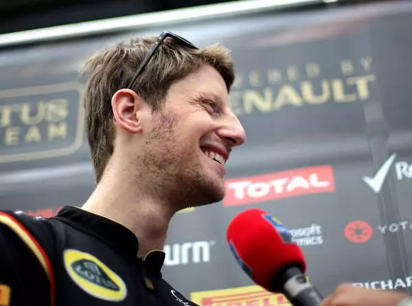 Romain Grosjean Foto zur News: Lotus-Fahrer: Einer sagt so, der andere so