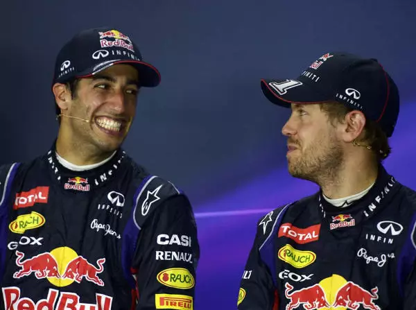 Daniel Ricciardo, Sebastian Vettel Foto zur News: Ricciardo sicher: Vettel in Deutschland hungriger denn je