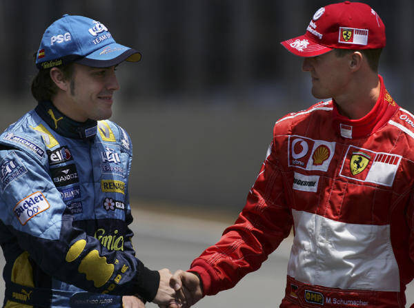 Foto zur News: Alonso: Schumacher "war an guten Tagen unschlagbar"
