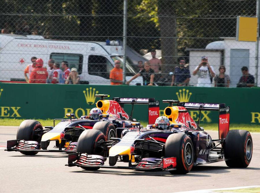 Foto zur News: Vettel unterliegt Ricciardo erneut: Die Taktik war's...
