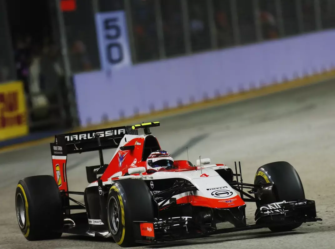 Foto zur News: Marussia als Schlusslicht in der Nacht