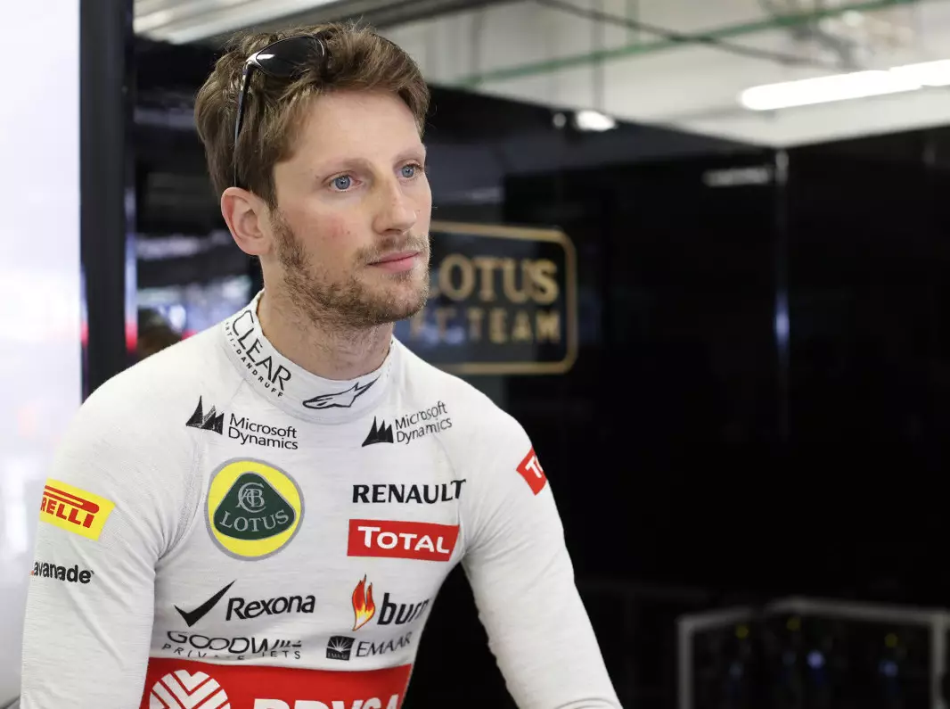 Foto zur News: Grosjean denkt an die Familie: "Bin hoch versichert"