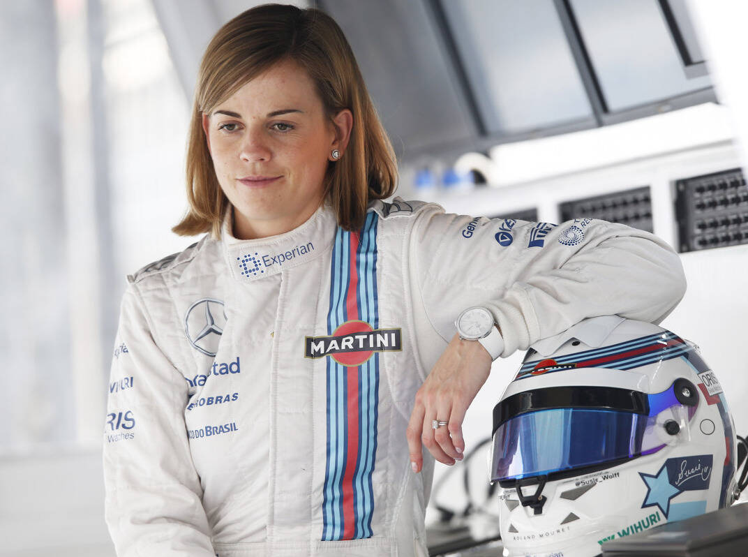 Foto zur News: Ausgeplaudert: Susie Wolff testet für Williams in Barcelona