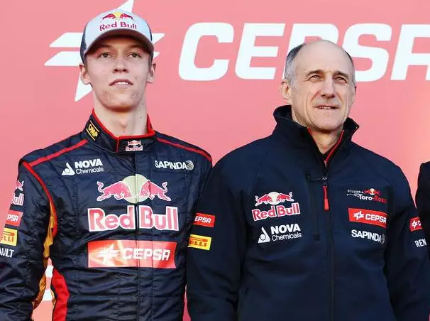 Daniil Kwjat, Franz Tost, Daniel Ricciardo Foto zur News: Tost traut Daniil Kwjat Siege mit Red Bull zu