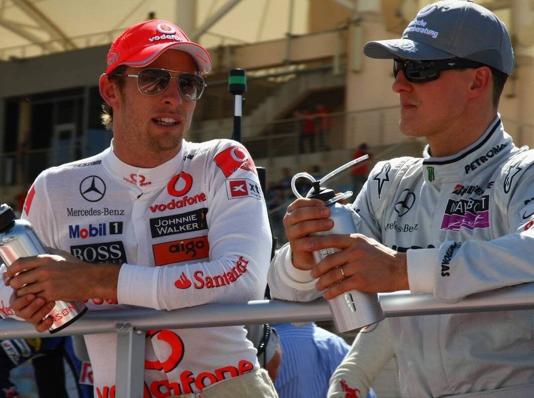 Foto zur News: Button: "Hinter Schumacher zu fahren war das Größte"