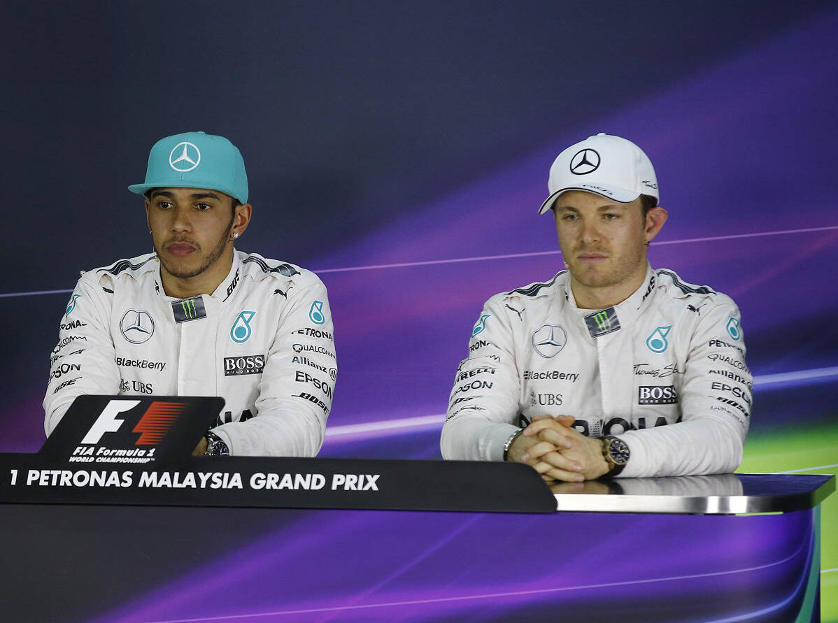 Foto zur News: Lewis Hamilton: Komisch, dass man uns Teamkollegen nennt