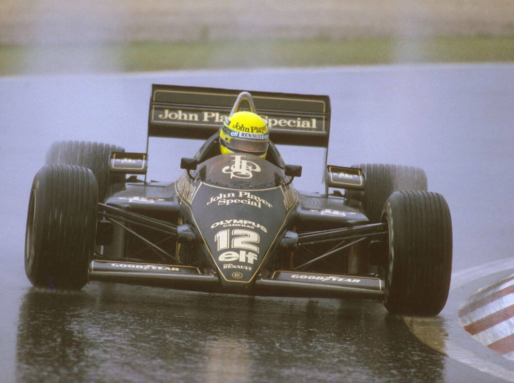 Foto zur News: Estoril 1985: Der erste Formel-1-Sieg von Ayrton Senna