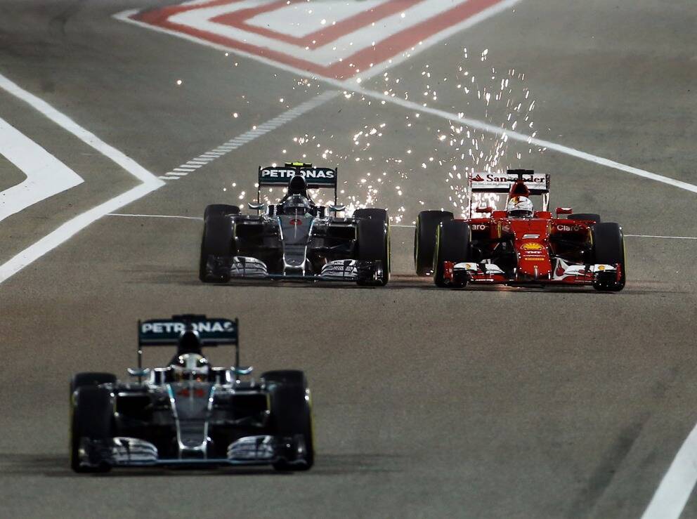 Foto zur News: Mercedes bleibt wachsam: "Bahrain sollte Ferrari liegen"