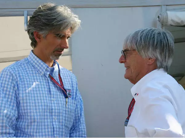 Damon Hill und Bernie Ecclestone Foto zur News: Hill: "Bernie interessiert sich nicht für den Sport"