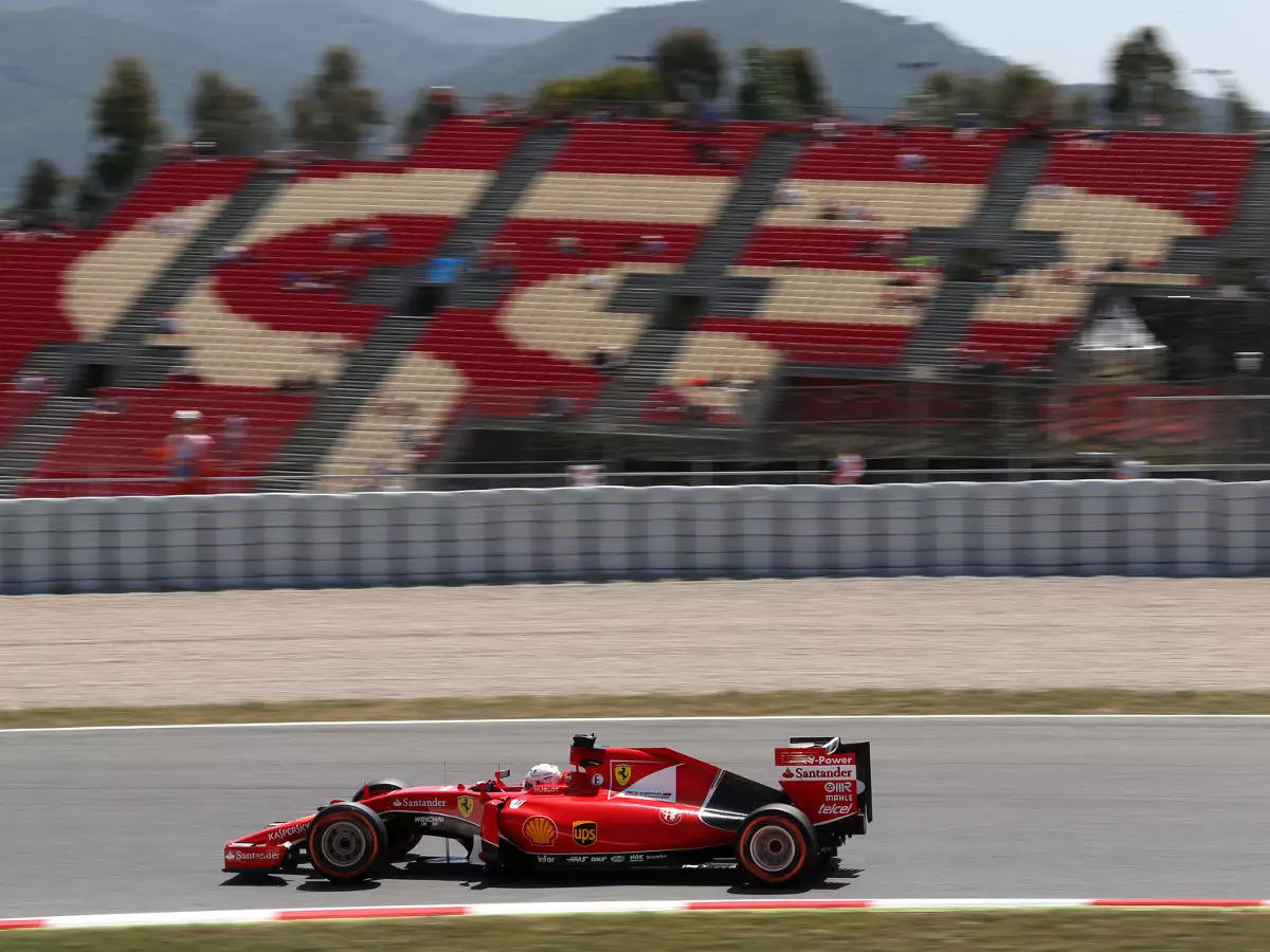 Sebastian Vettel Foto zur News: Ferrari: Vettel und Räikkönen kämpfen mit mangelndem Grip