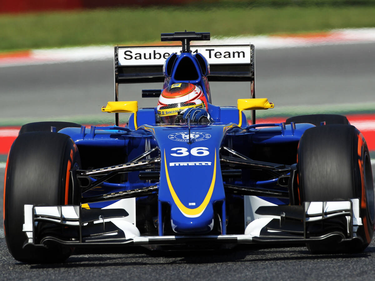 Foto zur News: Sauber-Team in Barcelona: Solide Leistung von Marciello
