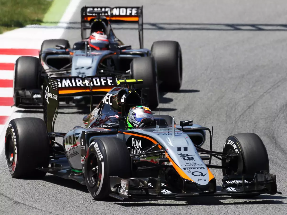 Sergio Perez, Nico Hülkenberg Foto zur News: Force India: Hülkenberg und Perez vor "Lieblingsrennen"