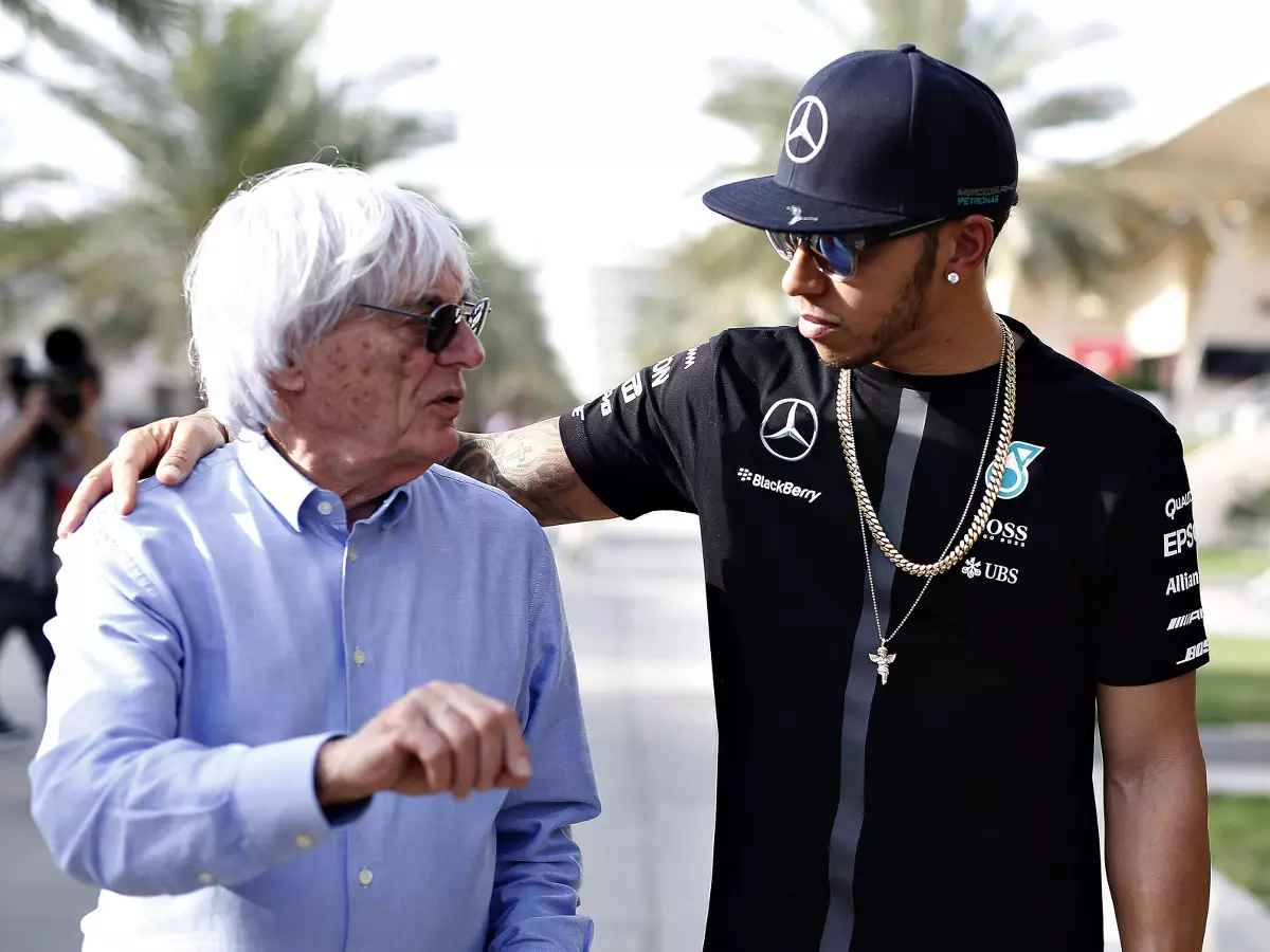 Bernie Ecclestone, Lewis Hamilton Foto zur News: Lewis kontert Bernie: "Warum sollte er sich langweilen?"