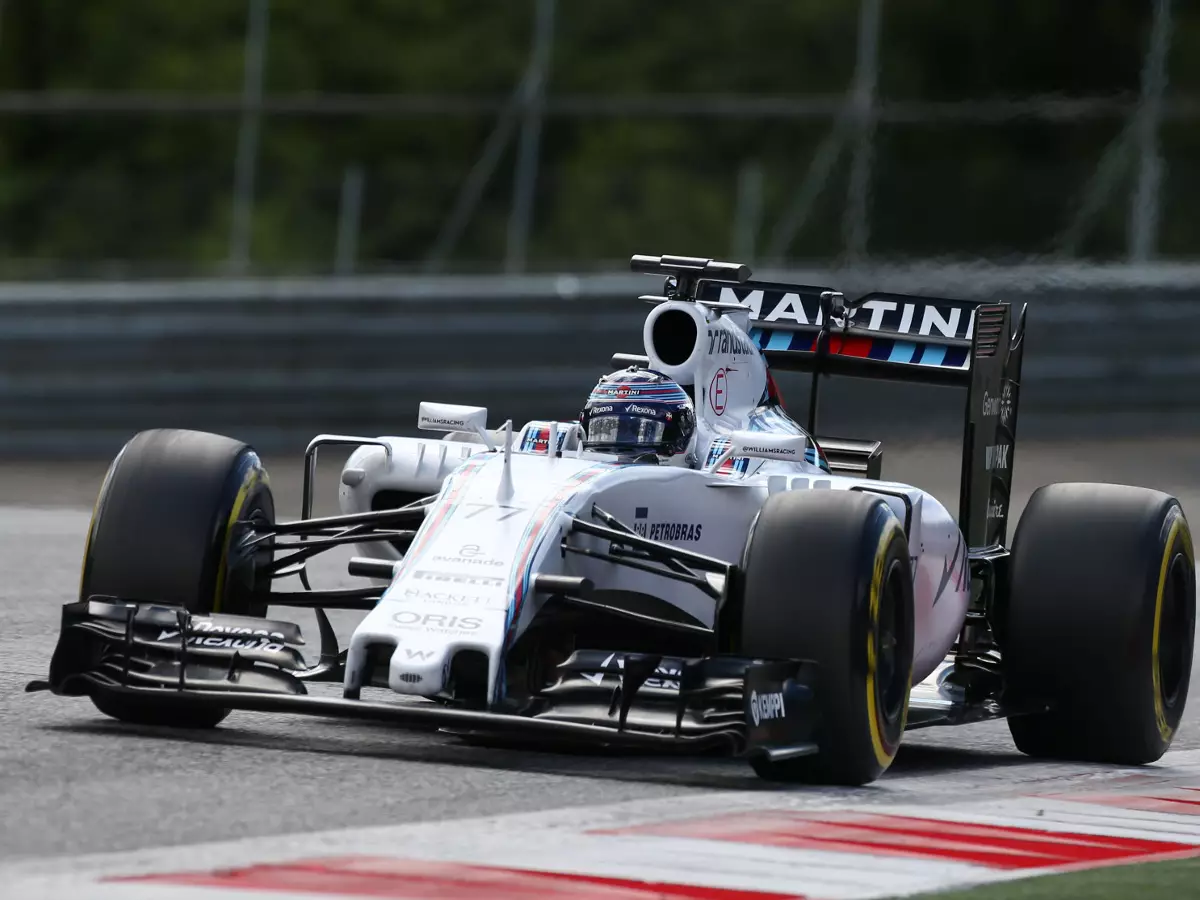 Valtteri Bottas Foto zur News: Williams: Wenigste Runden, aber volles Programm