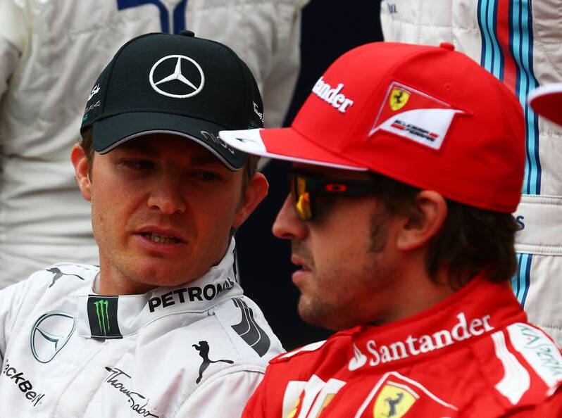 Foto zur News: Rosberg: Merkwürdig, dass Alonso noch glücklich aussieht