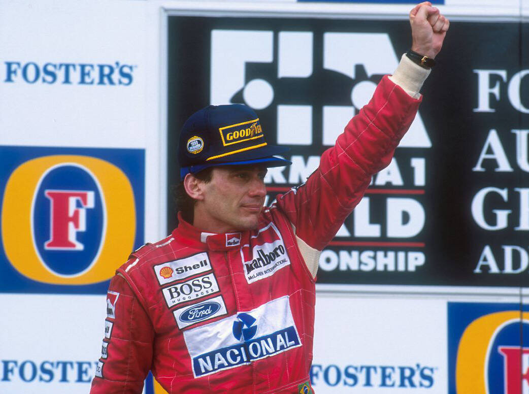 Foto zur News: 80. Podium: Lewis Hamilton kann mit Senna gleichziehen