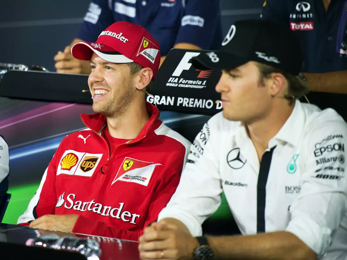 Felipe Massa, Sebastian Vettel, Nico Rosberg Foto zur News: Piloten nach Pirelli-Erklärung: Handzahme Wutbürger