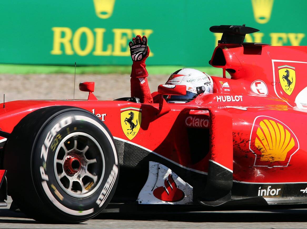 Foto zur News: Sebastian Vettel: In Monza endgültig bei Ferrari angekommen