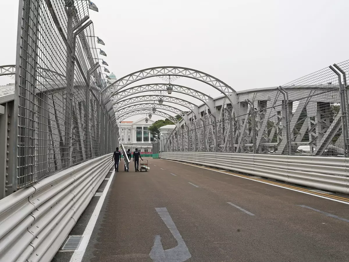 Foto zur News: Singapur: Fahrer sehen Streckenumbau kritisch