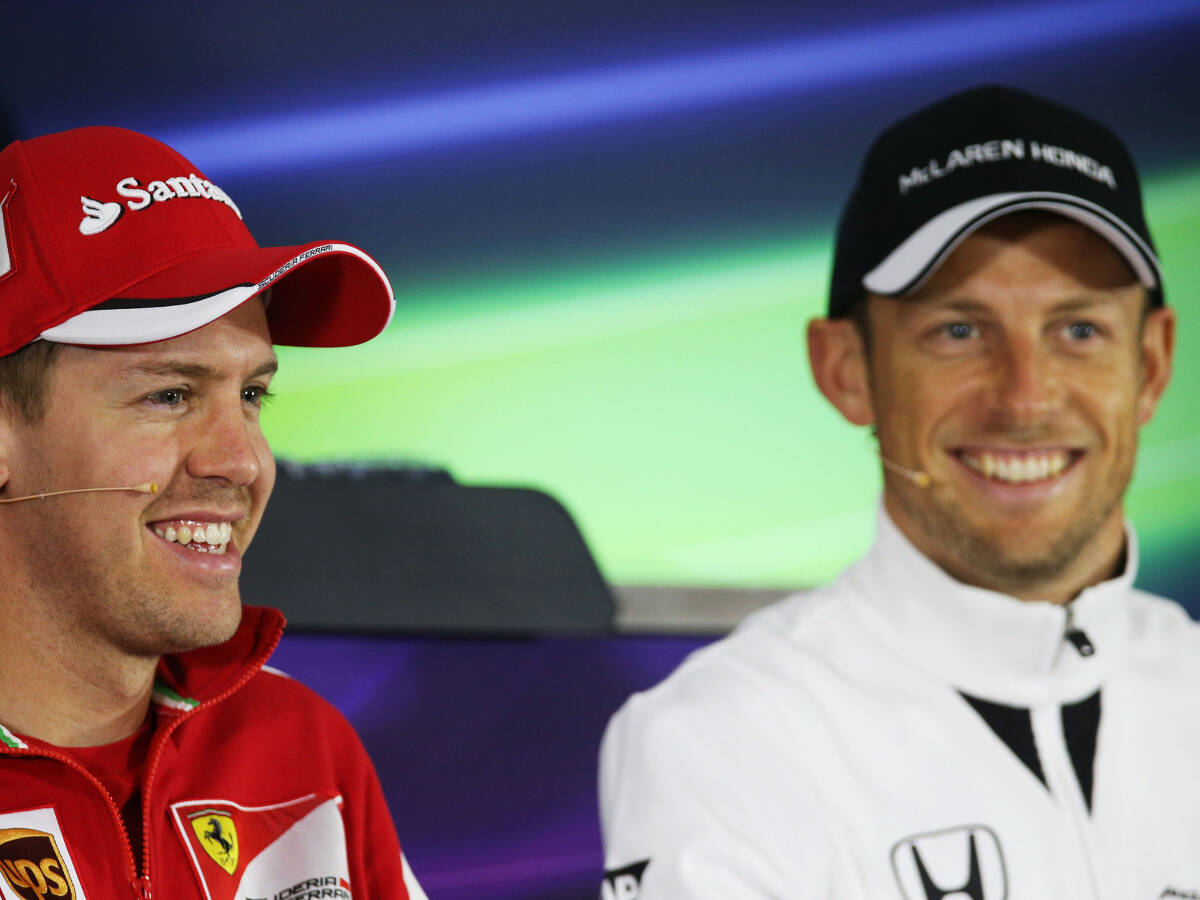 Foto zur News: Scherzkeks Jenson Button fordert Vettel-Disqualifikation