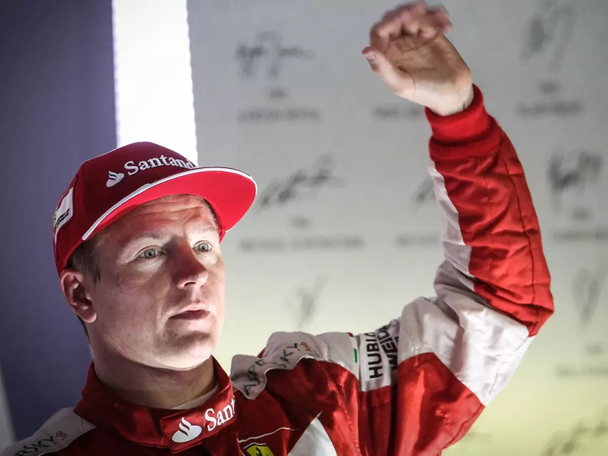 Foto zur News: Kimi Räikkönen: "Platz drei etwas enttäuschend"