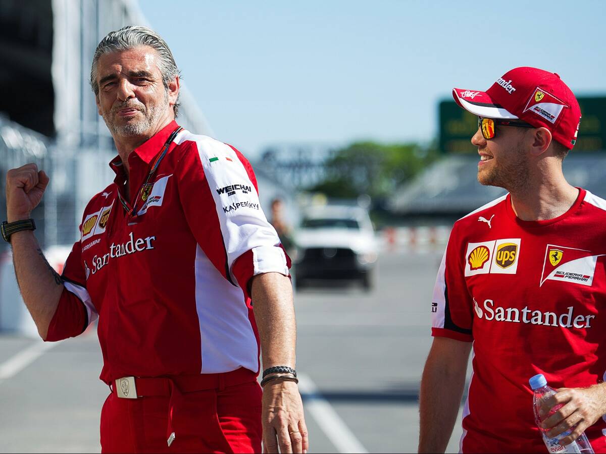 Foto zur News: Vettel: Ferrari-Bosse ein wichtiger Grund für den Erfolg