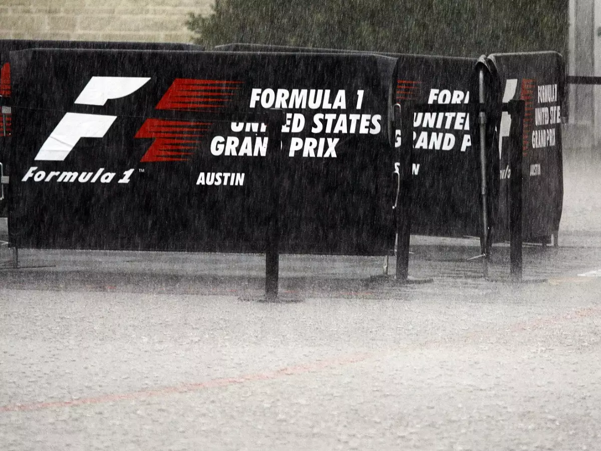 Wolkenbruch in Austin Foto zur News: Haas hofft auf Fortbestand des Formel-1-Heimrennens in Austin
