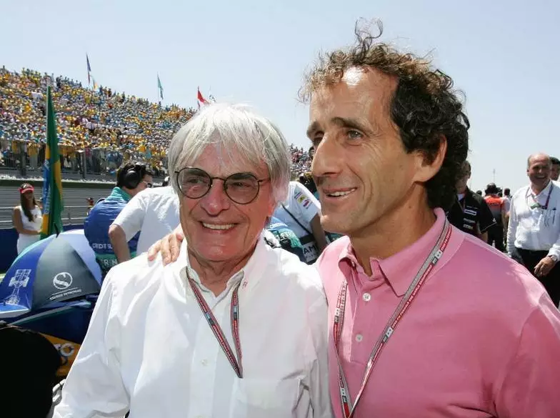 Bernie Ecclestone, Alain Prost Foto zur News: Ecclestones Bester aller Zeiten: Prost im Kopf, Rindt im Herzen