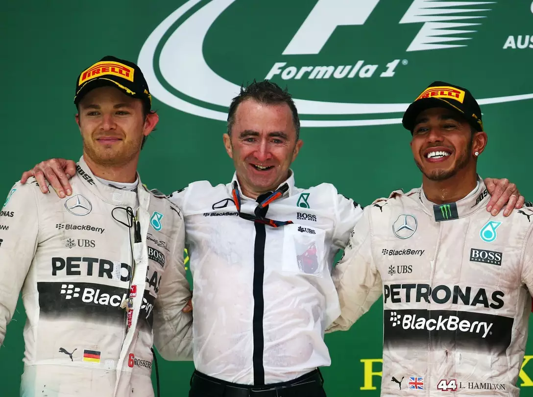 Nico Rosberg, Lewis Hamilton, Sebastian Vettel Foto zur News: Wie Senna und Prost: Mercedes adelt Hamilton und Rosberg