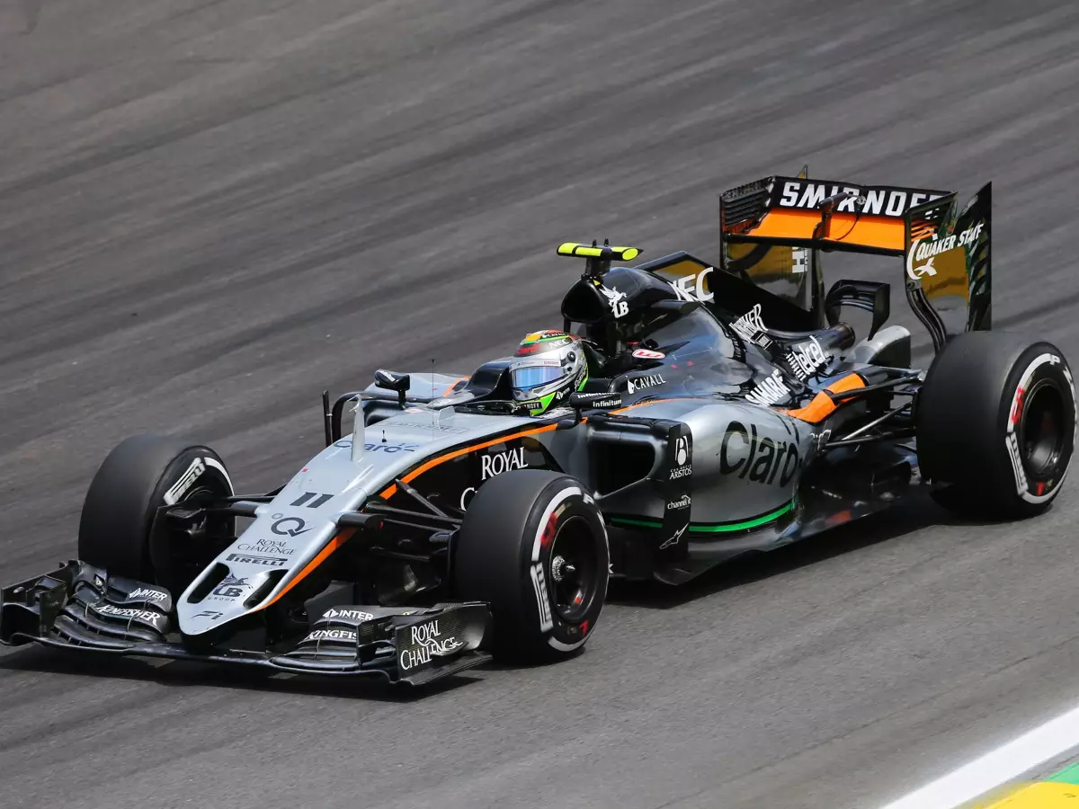 Sergio Perez Foto zur News: Entspanntes Jubiläum: Force India ohne Druck nach Abu Dhabi