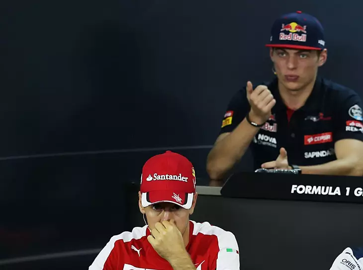 Foto zur News: Sebastian Vettel begeistert: Verstappen war eine Überraschung