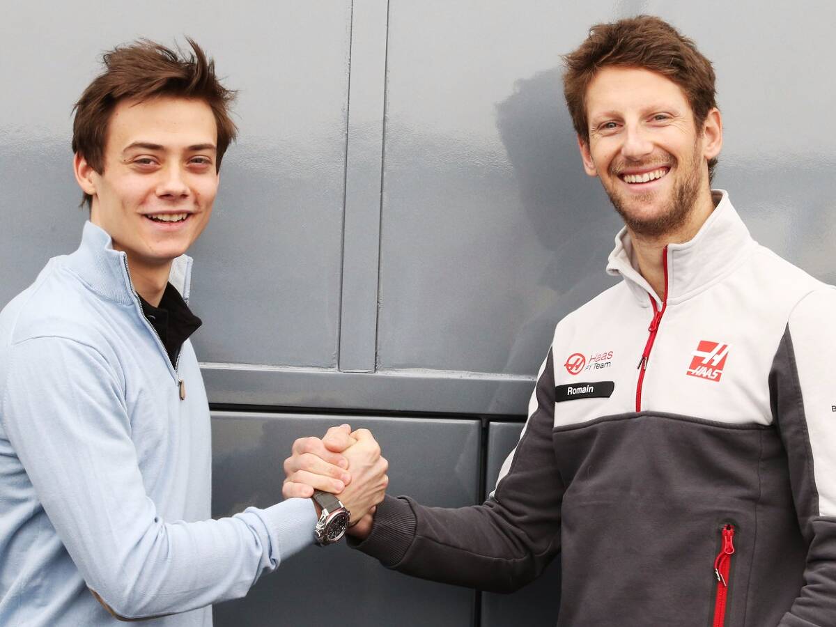 Foto zur News: Romain Grosjean: Mentor für Schweizer Hoffnung Deletraz