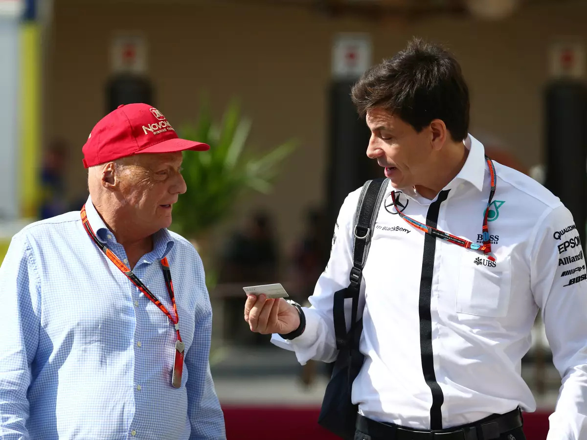 Niki Lauda, Toto Wolff Foto zur News: "Ganz brutale Regeln": Wolff mit Fahrern strenger als Lauda