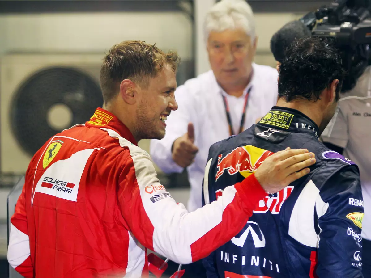 Sebastian Vettel, Daniel Ricciardo Foto zur News: Ehepaar Vettel/Ricciardo: Nach Scheidung neue Hochzeit?