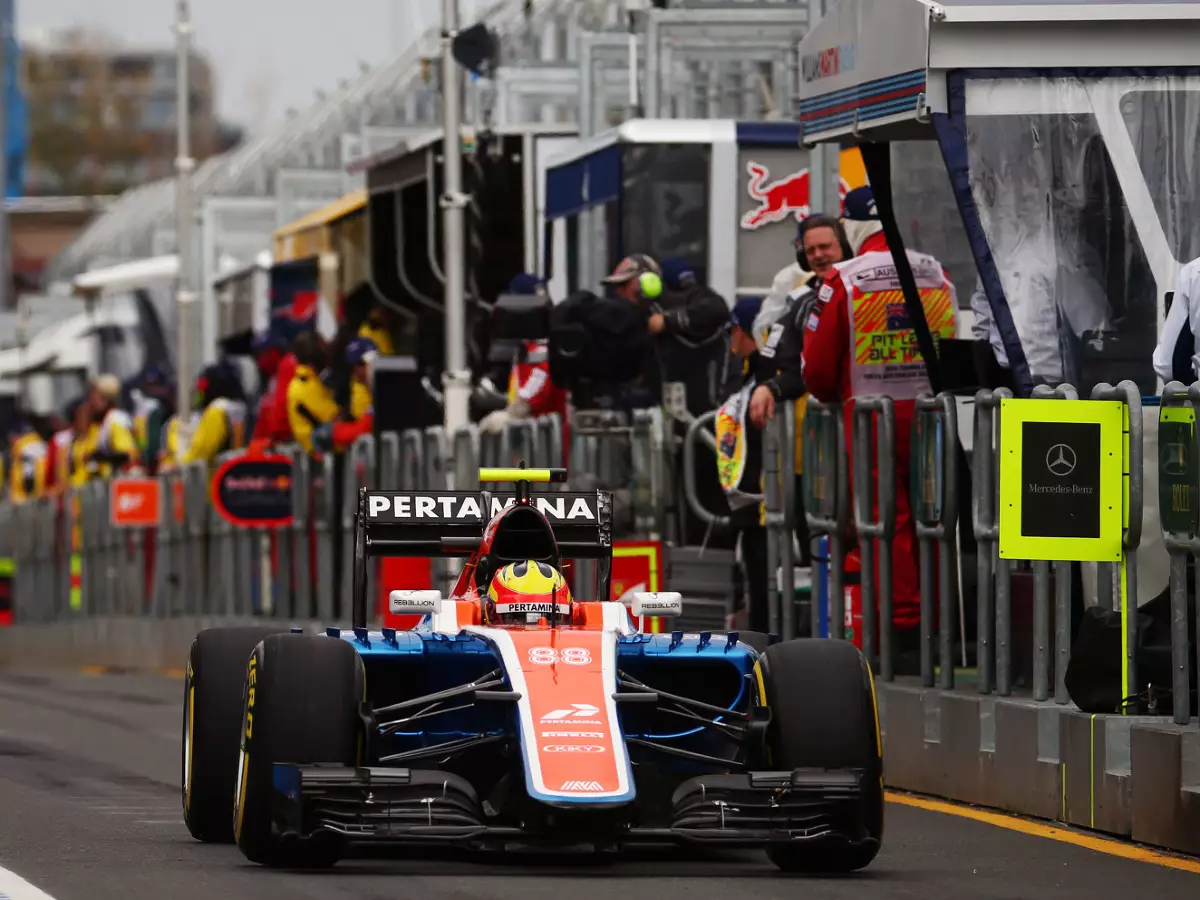 Rio Haryanto Foto zur News: Boxencrash: Zoff zwischen Haas und Manor