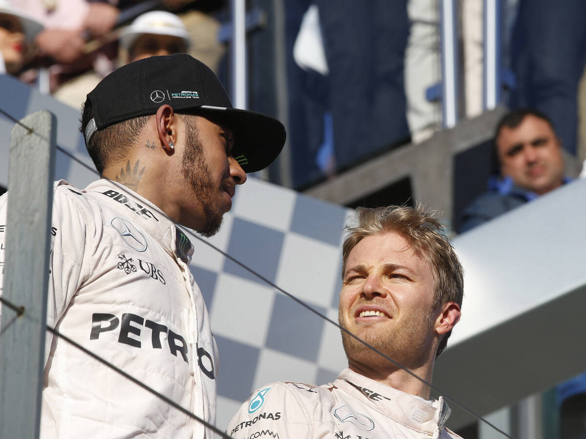 Foto zur News: Versöhnung mit Rosberg? Hamilton hat derzeit kein Interesse